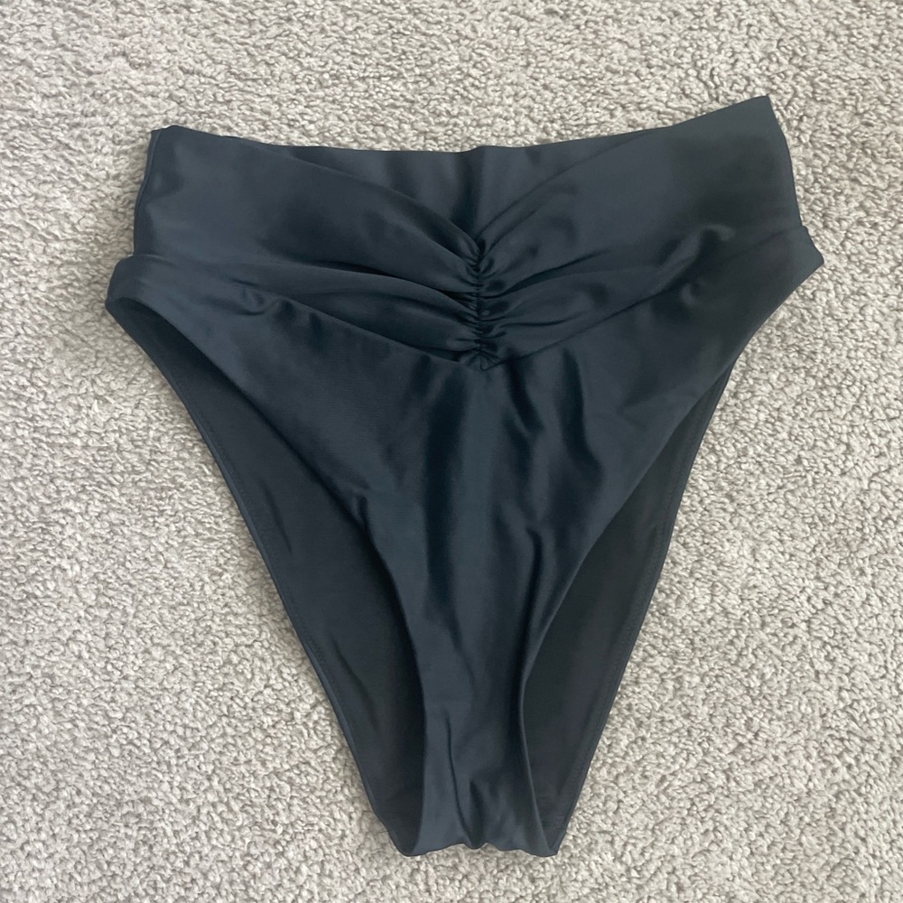 Aerie High-Waisted Black Bikini Bottom